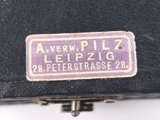 1. Weltkrieg, Eisernes Kreuz 2. Klasse 1914 in Etui. Das Eiserne Kreuz in gutem Zustand, mit Markierung im Bandring