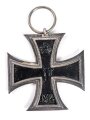1. Weltkrieg, Eisernes Kreuz 2. Klasse 1914 in Etui. Das Eiserne Kreuz in gutem Zustand, mit Markierung im Bandring