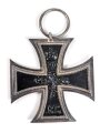 1. Weltkrieg, Eisernes Kreuz 2. Klasse 1914 in Etui. Das Eiserne Kreuz in gutem Zustand, mit Markierung im Bandring