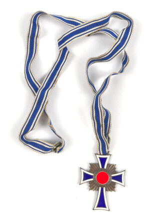 Ehrenkreuz der Deutschen Mutter in bronze,  an langem Band