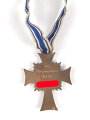Ehrenkreuz der Deutschen Mutter in bronze,  an langem Band