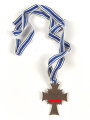 Ehrenkreuz der Deutschen Mutter in bronze,  an langem Band