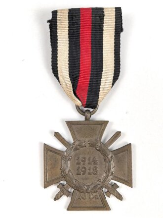 Ehrenkreuz für Frontkämpfer am Band, Hersteller O & B, magnetisch, Rückseite unschlau beschriftet