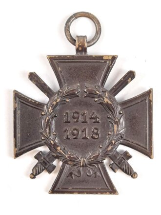 Ehrenkreuz für Frontkämpfer , Hersteller R.V.Pforzheim 21, magnetisch