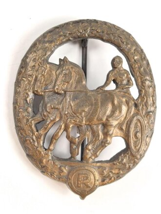 Deutsches Fahrerabzeichen in bronze,  Hersteller L.Chr.Lauer, Nürnberg Berlin