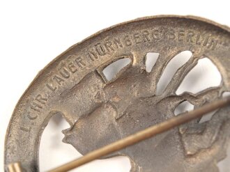 Deutsches Fahrerabzeichen in bronze,  Hersteller L.Chr.Lauer, Nürnberg Berlin