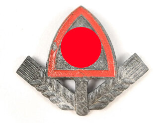 Reichsarbeitsdienst , Mützenabzeichen Zink lackiert,...