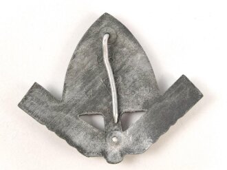 Reichsarbeitsdienst , Mützenabzeichen Zink lackiert,...