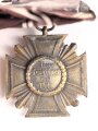 NSDAP Dienstauszeichnung in bronze für 15 Jahre. Zink bronziert, schwere Ausführung, an Einzelspange.