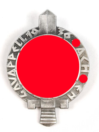 Leichtmetallabzeichen " Gauappell 1936 Sachsen"