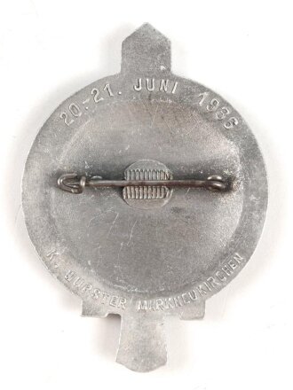 Leichtmetallabzeichen " Gauappell 1936 Sachsen"