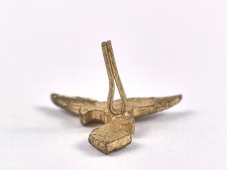 Auflage für eine Bandspange zur Dienstauszeichnung der Luftwaffe. Breite 13,5mm