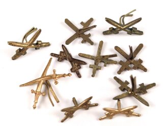 10 x Schwerterauflage für eine Bandspange