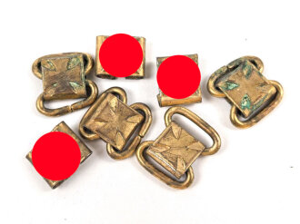 Konvolut Kettenglieder zum Ringkragen des Reichskriegerbund Kyffhäuser