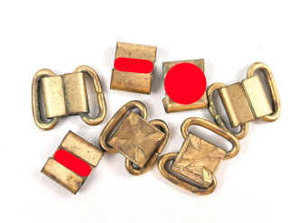 Konvolut Kettenglieder zum Ringkragen des Reichskriegerbund Kyffhäuser