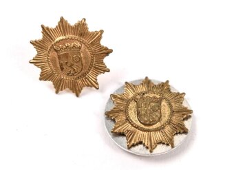 Polizei Rheinland- Pfalz,  2 x Mützenabzeichen? 22,5mm