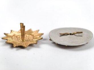 Polizei Rheinland- Pfalz,  2 x Mützenabzeichen? 22,5mm