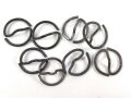 8 Stück S Ringe für Uniformen III.Reich