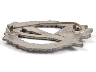 Infanteriesturmabzeichen, Zink versilbert, Hersteller JFS, leicht verbogen