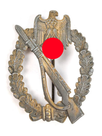Infanteriesturmabzeichen in bronze, Zink bronziert, halbhohle Ausführung