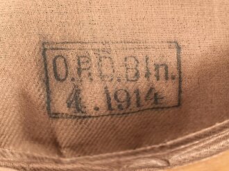 Deutsche Reichspost, Schirmmütze datiert 1915, Kopfgrösse 55