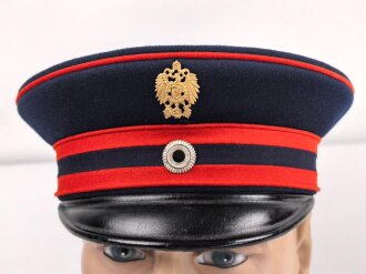 Deutsche Reichspost, Schirmmütze datiert 1915, Kopfgrösse 55