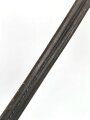 Scheide für eine Blankwaffe, Gesamtlänge 78,5cm,  Klingenöffnung etwa 6 x 22mm. Alter und Herkunft unbekannt.