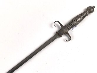 Eiserner Degen, Alter und Herkunft unbekannt, Gesamtlänge 112cm