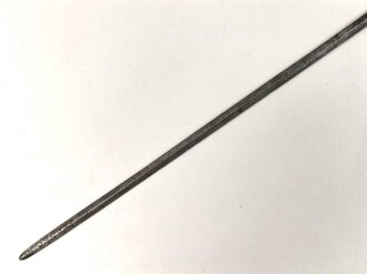 Eiserner Degen, Alter und Herkunft unbekannt, Gesamtlänge 112cm