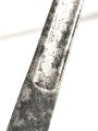 Klinge für eine Blankwaffe, Länge 34,5cm, Gesamtlänge 45cm,  Breite 22,5mm. Alter und Herkunft unbekannt.
