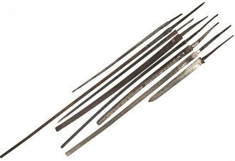 8 Stück Klingen für Blankwaffen,  Länge von 25 bis etwa87cm