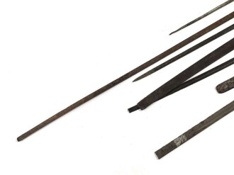 8 Stück Klingen für Blankwaffen,  Länge von 25 bis etwa87cm