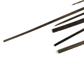 8 Stück Klingen für Blankwaffen,  Länge von 25 bis etwa87cm