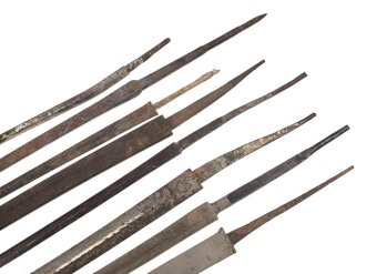 8 Stück Klingen für Blankwaffen,  Länge von 25 bis etwa87cm