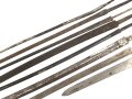 8 Stück Klingen für Blankwaffen,  Länge von 25 bis etwa87cm