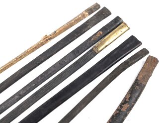 7 x Scheiden für  Blankwaffen, Gesamtlänge von...