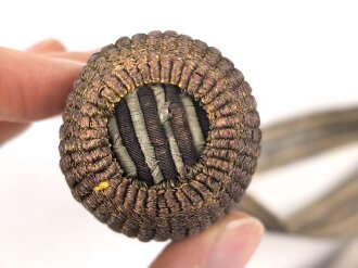 Preußen, Degen für einen Reichsbeamten . Hersteller Eickhorn Solingen, die Scheide im unteren Bereich alt repariert. Mit anhängender Troddel .