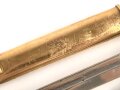 Preußen, Degen für einen Reichsbeamten . Hersteller Eickhorn Solingen, die Scheide im unteren Bereich alt repariert. Mit anhängender Troddel .