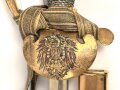 Preußen, Degen für einen Reichsbeamten . Hersteller Eickhorn Solingen, die Scheide im unteren Bereich alt repariert. Mit anhängender Troddel .
