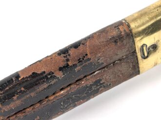 Sachsen, Füsilier Faschinenmesser Modell 1845/47 , Truppenstempel Nummerngleich. gereinigtes Stück in gutem Gesamtzustand