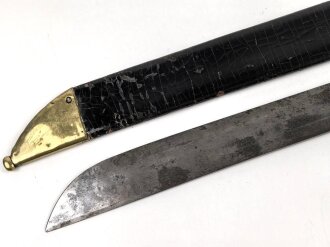 Sachsen, Füsilier Faschinenmesser Modell 1845/47 , Truppenstempel Nummerngleich. gereinigtes Stück in gutem Gesamtzustand