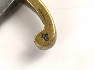 Sachsen, Füsilier Faschinenmesser Modell 1845/47 , Truppenstempel Nummerngleich. gereinigtes Stück in gutem Gesamtzustand