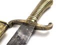 Sachsen, Füsilier Faschinenmesser Modell 1845/47 , Truppenstempel Nummerngleich. gereinigtes Stück in gutem Gesamtzustand