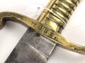 Sachsen, Füsilier Faschinenmesser Modell 1845/47 , Truppenstempel Nummerngleich. gereinigtes Stück in gutem Gesamtzustand