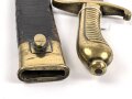 Sachsen, Füsilier Faschinenmesser Modell 1845/47 , Truppenstempel Nummerngleich. gereinigtes Stück in gutem Gesamtzustand