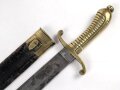 Sachsen, Füsilier Faschinenmesser Modell 1845/47 , Truppenstempel Nummerngleich. gereinigtes Stück in gutem Gesamtzustand