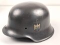 Stahlhelm Glocke Wehrmacht Modell 1942.  Überlackiertes Stück, Hersteller ET68