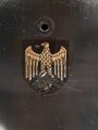 Stahlhelm Glocke Wehrmacht Modell 1942.  Überlackiertes Stück, Hersteller ET68