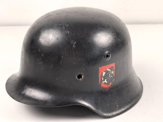 Stahlhelm Glocke Wehrmacht Modell 1942. Neuzeitlich lackiertes Stück, Hersteller CKL64