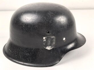 Stahlhelm Glocke Wehrmacht Modell 1942. Neuzeitlich lackiertes Stück, Hersteller CKL64